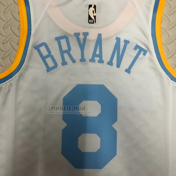 Maglia
 Kobe Bryant NO 8 Los Angeles Lakers Classic 2022-23 Bianco
